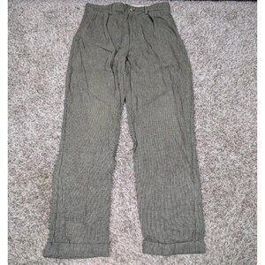 Vintage Polo Ralph Lauren Pants Men 34x34 Fits 32x32 Houndstooth Pleated Cuffed